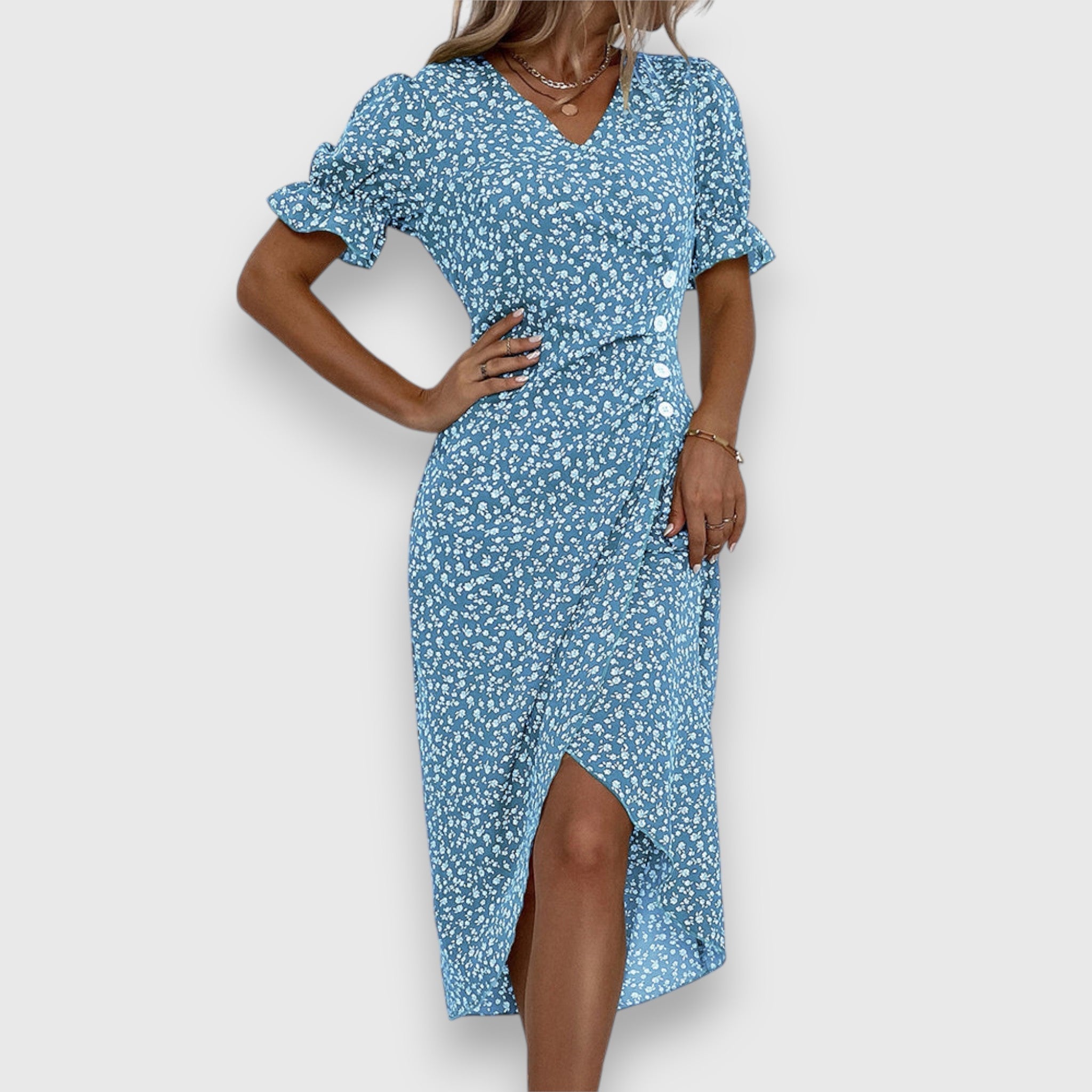 Tessina – Elegant Floral Dress